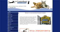 Desktop Screenshot of canterburyvet.com