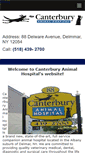 Mobile Screenshot of canterburyvet.com
